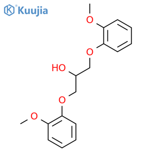 1,3-Bis(2-methoxyphenoxy)-2-propanol structure