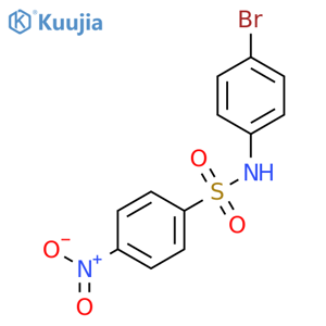 N-(4-Bromophenyl)-4-nitrobenzenesulfonamide structure