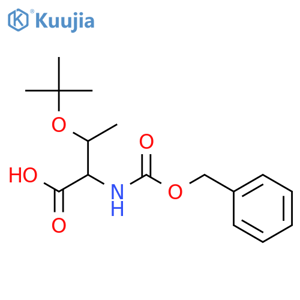 N-((Benzyloxy)carbonyl)-O-(tert-butyl)-L-threonine structure