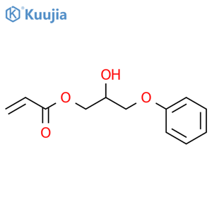 2-Hydroxy-3-phenoxypropyl Acrylate (stabilized with MEHQ) structure