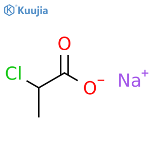 Propanoic acid,2-chloro-, sodium salt (1:1) structure