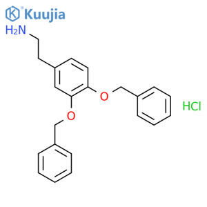 3,4-(Dibenzyloxy)phenethylamineHydrochloride structure