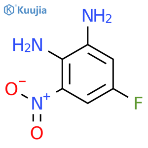 5-Fluoro-3-nitrobenzene-1,2-diamine structure