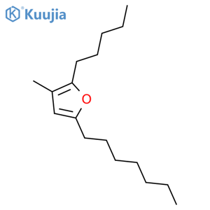 Furan,5-heptyl-3-methyl-2-pentyl- structure