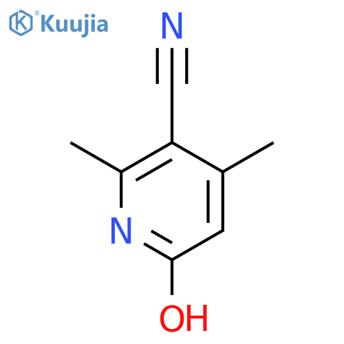 2,4-dimethyl-6-oxo-1,6-dihydropyridine-3-carbonitrile structure