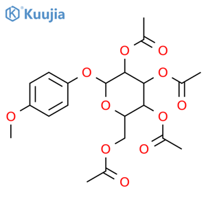 4-Methoxyphenyl 2,3,4,6-tetra-O-Acetyl-α-D-mannopyranoside structure