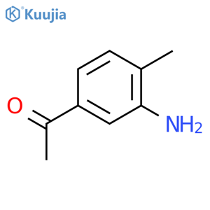 1-(3-Amino-4-methylphenyl)ethanone structure