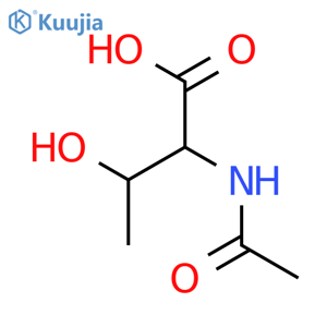 Acetyl-L-threonine structure