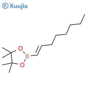 TRANS-4,4,5,5-TETRAMETHYL-2-OCT-1-ENYL-1,3,2-DIOXABOROLANE structure