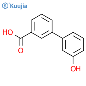 3'-Hydroxy-biphenyl-3-carboxylic Acid structure