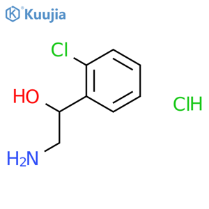 (S)-2-Amino-1-(2-chlorophenyl)ethanol hydrochloride structure