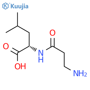 H-β-Ala-Leu-OH structure