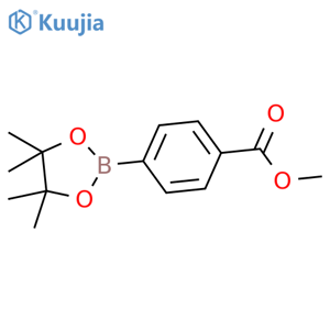 METHYL 4-(4,4,5,5-TETRAMETHYL-1,3,2-DIOXABOROLAN-2-YL)BENZOATE structure