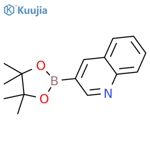 quinoline-3-boronic acid pinacol ester structure