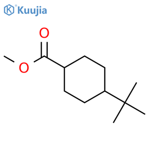 cyclohexanecarboxylic acid, 4-(1,1-dimethylethyl)-, methyl ester, trans- structure