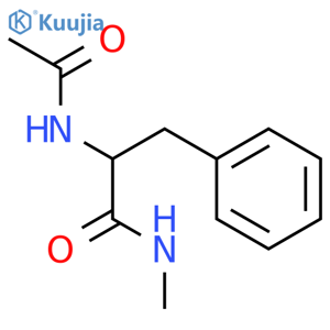 (2S)-2-acetamido-N-methyl-3-phenyl-propanamide structure