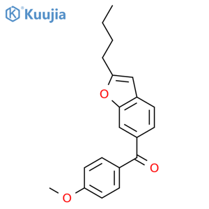 Methanone, (2-butyl-6-benzofuranyl)(4-methoxyphenyl)- structure