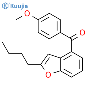 Methanone, (2-butyl-4-benzofuranyl)(4-methoxyphenyl)- structure