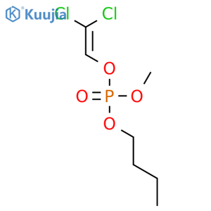 Phosphoric acid, butyl 2,2-dichloroethenyl methyl ester structure