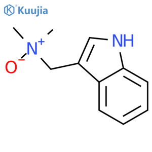 1H-Indole-3-methanamine,N,N-dimethyl-, N-oxide structure