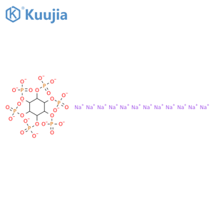 myo-Inositol,1,2,3,4,5,6-hexakis(dihydrogen phosphate), sodium salt (1:12) structure