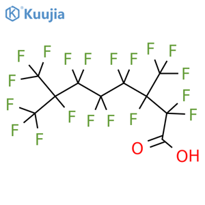 2,2,3,4,4,5,5,6,6,7,8,8,8-Tridecafluoro-3,7-bis(trifluoromethyl)-octanoic Acid structure