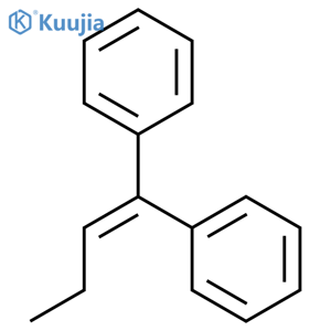 1,1-Diphenyl-1-butene structure