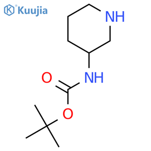 tert-butyl N-(3-piperidyl)carbamate structure