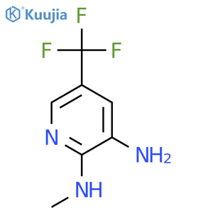 3-Amino-2-(methylamino)-5-(trifluoromethyl)pyridine structure