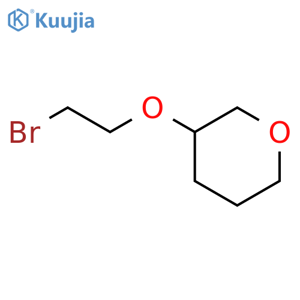 2H-Pyran,3-(2-bromoethoxy)tetrahydro- structure