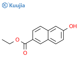 ethyl 6-hydroxynaphthalene-2-carboxylate structure