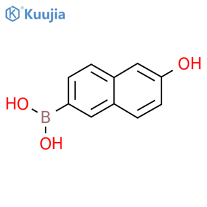 6-hydroxy-2-naphthaleneboronicacid structure