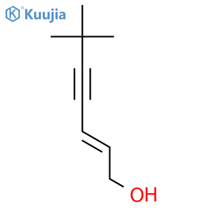 (E)-6,6-Dimethylhept-2-en-4-yn-1-ol structure