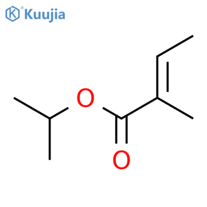 Isopropyl tiglate structure