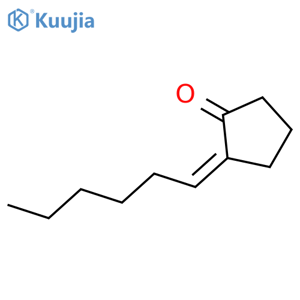 2-Hexylidenecyclopentanone structure