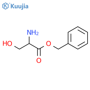 (S)-Benzyl 2-amino-3-hydroxypropanoate structure