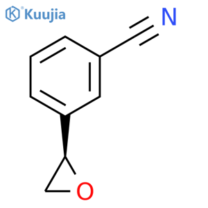 3-(2R)-oxiran-2-ylbenzonitrile structure