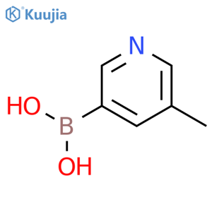 (5-methylpyridin-3-yl)boronic acid structure