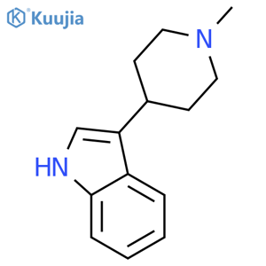 3-(N-Methylpiperidinyl)indole structure