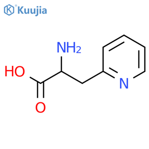 2-Amino-3-(pyridin-2-yl)propionic acid structure