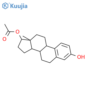β-Estradiol 17-acetate structure