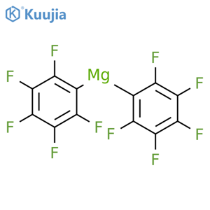 Magnesium, bis(pentafluorophenyl)- (8CI,9CI) structure