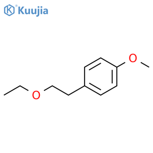 Benzene, 1-(2-ethoxyethyl)-4-methoxy- structure