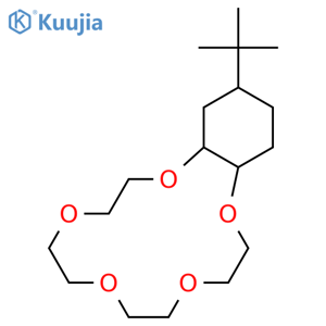 1,4,7,10,13-Benzopentaoxacyclopentadecin,15-(1,1-dimethylethyl)tetradecahydro- structure