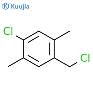 Benzene, 1-chloro-4-(chloromethyl)-2,5-dimethyl- structure