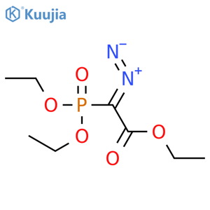 Acetic acid, diazo(diethoxyphosphinyl)-, ethyl ester structure