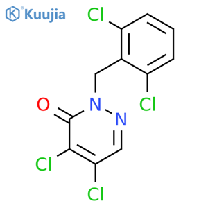 4,5-Dichloro-2-(2,6-dichlorobenzyl)pyridazin-3(2H)-one structure