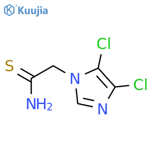 2-(4,5-Dichloro-1H-imidazol-1-yl)ethanethioamide structure