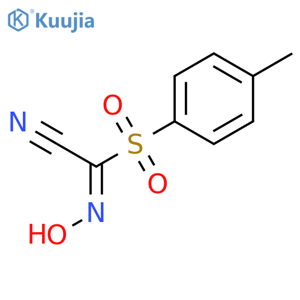 N-Hydroxy-1-tosylmethanimidoyl cyanide structure
