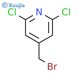 4-(Bromomethyl)-2,6-dichloropyridine structure